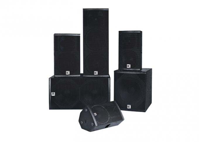 Haut-parleur bas de système de son passif, boîte de haut-parleur de système de la PA DJ de gamme complète