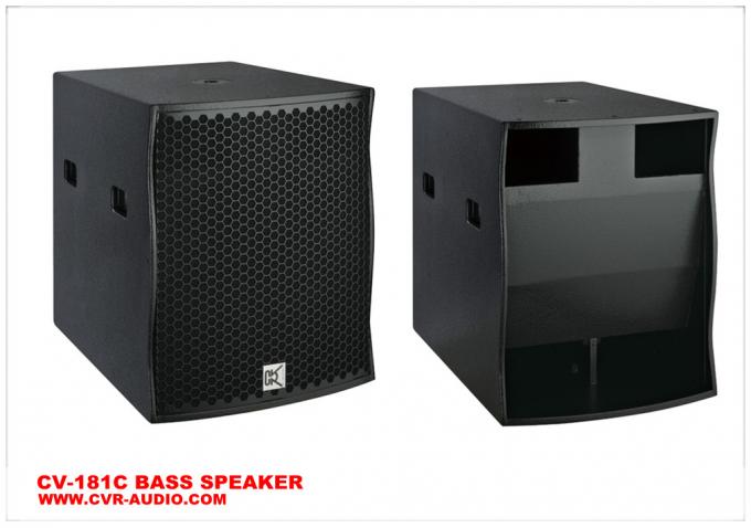 Le système de son à extrémité élevé du DJ de Subwoofer choisissent le haut-parleur d'étape extérieure de boîte de Subwoofer de 18 pouces
